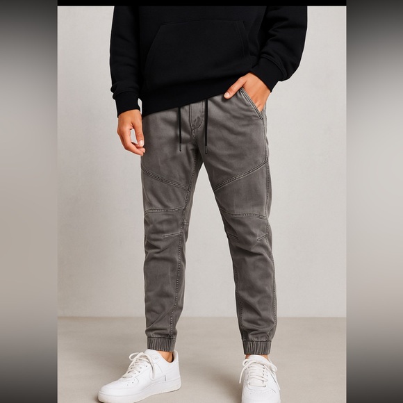 Hollister Other - Hollister Men’s Jogger Pants Medium Gray Utility Moto Casual Streetwear